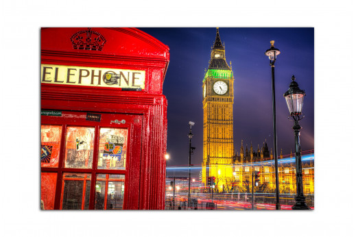 Фотокартина Телефонная будка Лондон